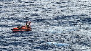 La Guardia Costera de Estados Unidos reveló que encontraron restos cerca del Titanic que pertenecían a Titán, el sumergible perdido.