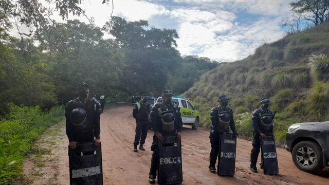 Encontraron el cuerpo del odontólogo. Foto: Andrea Medina - Radio ATE.