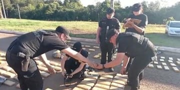 Más de 400 kilos de marihuana fueron incautadas en San Ignacio.