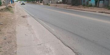 La mujer fue atropellada en la avenida Rancagua, el conductor se dio a la fuga. (Foto gentileza eldoce.tv)