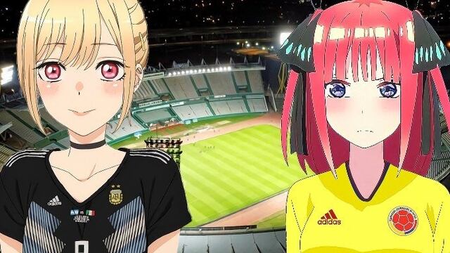 El Argentina-Colombia en el Kempes, visto desde la técnica del anime.