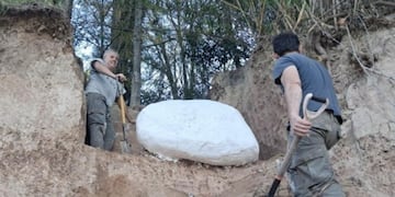 El importante fósil fue encontrado en la localidad santafesina de Fighiera.