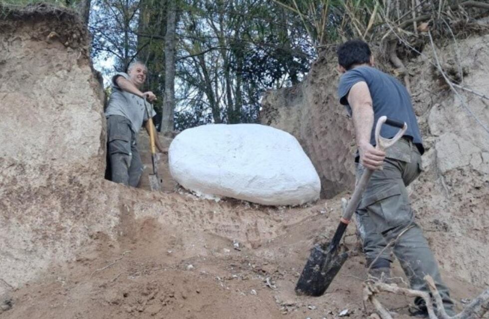 Impactante hallazgo en Santa Fe: un pescador encontró un cráneo de mastodonte