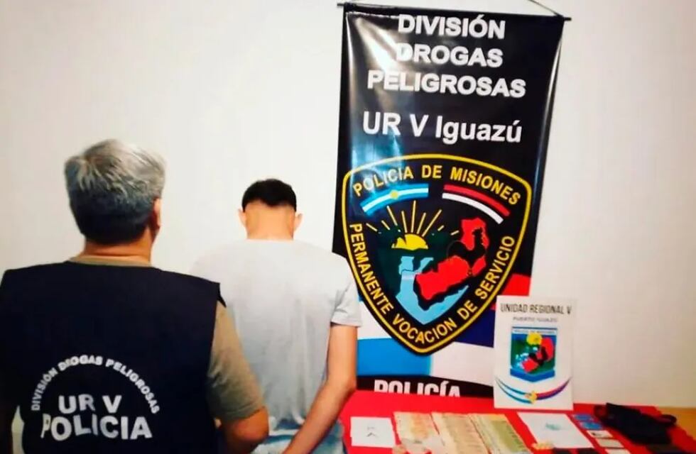 Puerto Iguazú: la Policia detuvo a cuatro dealers de pedra en una semana