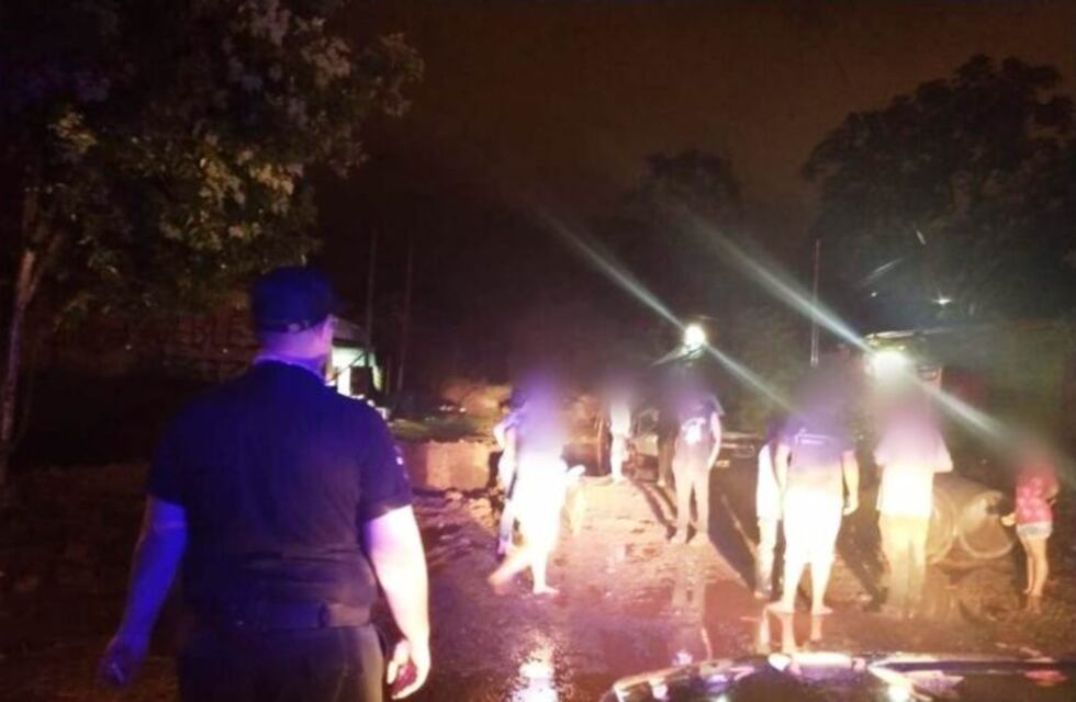 Oberá: varias familias fueron asistidas y evacuadas debido al temporal