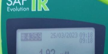 Manejaba una moto con 9 veces más alcohol de lo permitido