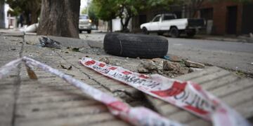 El día después de la tragedia en barrio General Bustos. (Ramiro Pereyra/La Voz)