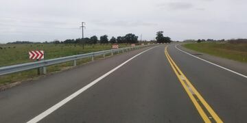 El choque ocurrió en la ruta 41.
