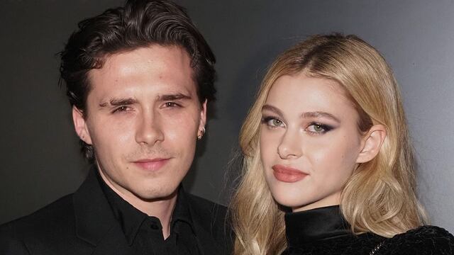 Brooklyn Beckham y su esposa