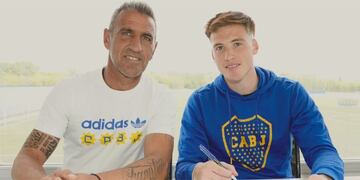 Jabes Saralegui, el entrerriano que fue convocado por Ibarra para jugar en la Primera de Boca Juniors.