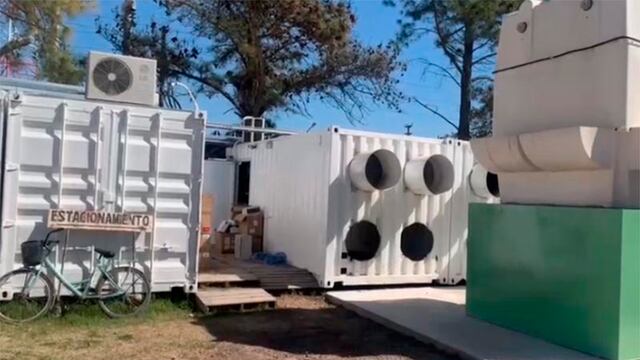 Así era la granja que minaba criptomonedas en Esperanza