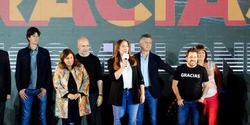 María Eugenia Vidal, la gran ganadora en la Ciudad. (Foto: Clarín)