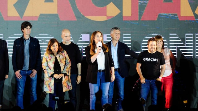 María Eugenia Vidal, la gran ganadora en la Ciudad. (Foto: Clarín)