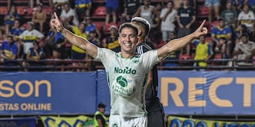 José Mauri, ex Talleres, anotó contra Boca jugando para Sarmiento. Su recuerdo de la T (La Voz archivo).