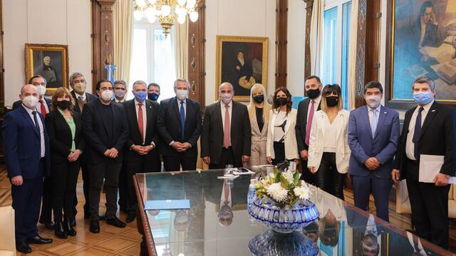 Jaldo se reunió con el presidente en Buenos Aires.