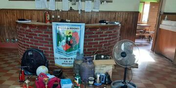 Terminaron detenidos tras el robo a una escuela en Concepción de la Sierra.