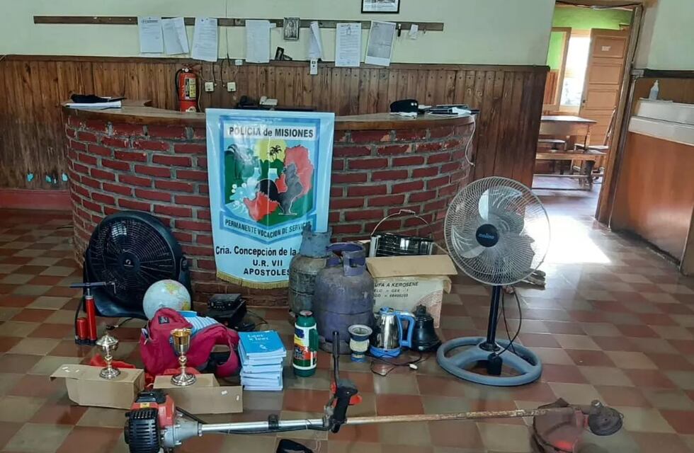 Terminaron detenidos tras el robo a una escuela en Concepción de la Sierra