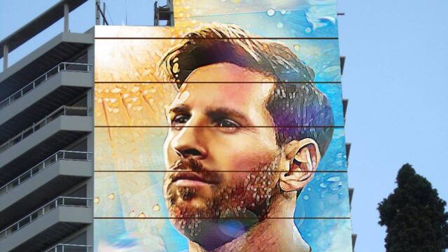 Harán un mural de Lionel Messi cerca del Monumento a la Bandera. (@MauroYasprizza)