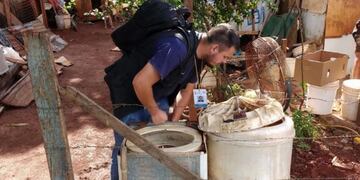 Operativo LIRAa en Puerto Iguazú.