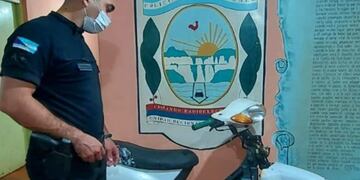 Puerto Iguazú: efectivos recuperaron una motocicleta robada