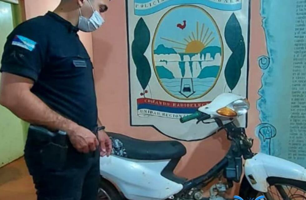 Puerto Iguazú: efectivos recuperaron una motocicleta robada
