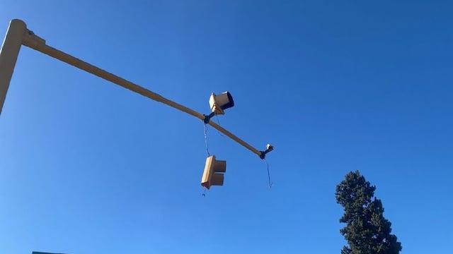 La estructura quedó destruida.
