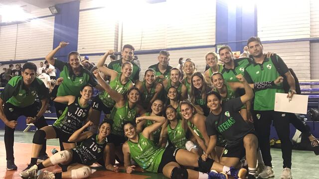 Otro triunfo de Atenas, que ganó cuatro de cinco juegos en la Liga Argentina de voley.