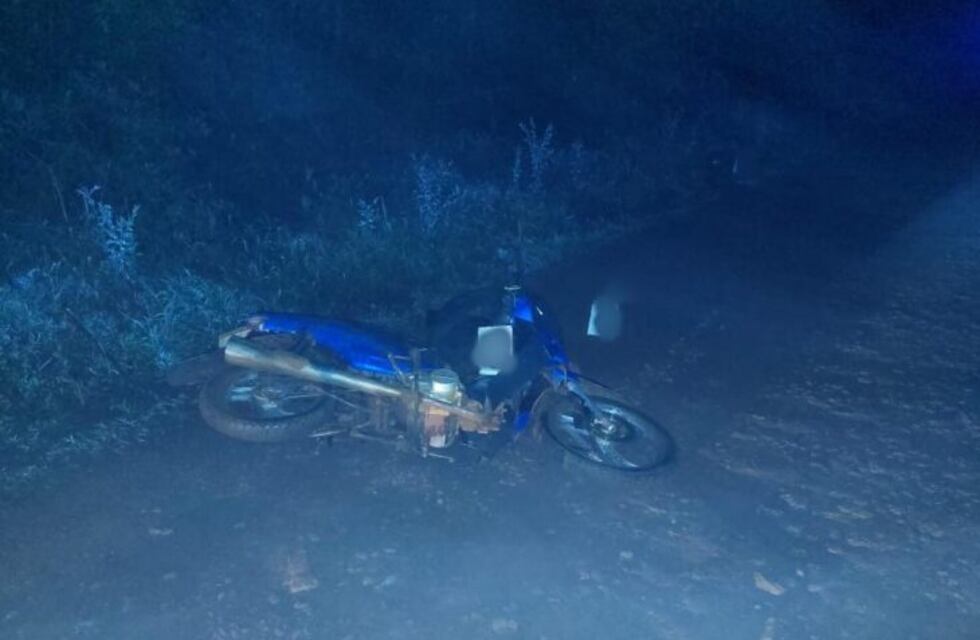 Apóstoles: Un motociclista falleció tras un despiste