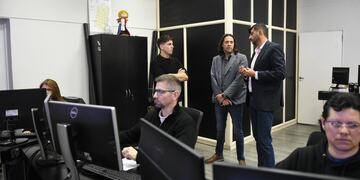 Visita del director del Centro de Monitoreo de San Francisco a Rafaela