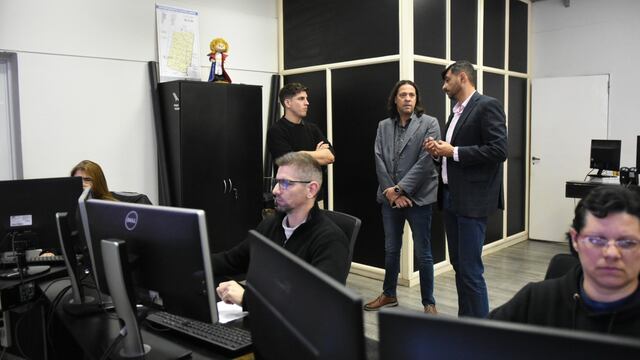 Visita del director del Centro de Monitoreo de San Francisco a Rafaela