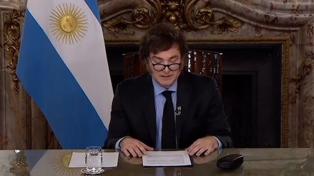 Javier Milei habló en cadena nacional: “Eliminamos el cepo para siempre”
