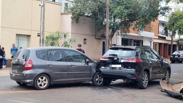 En esta mañana de martes, dos accidentes de tránsito en pleno centro posadeño.