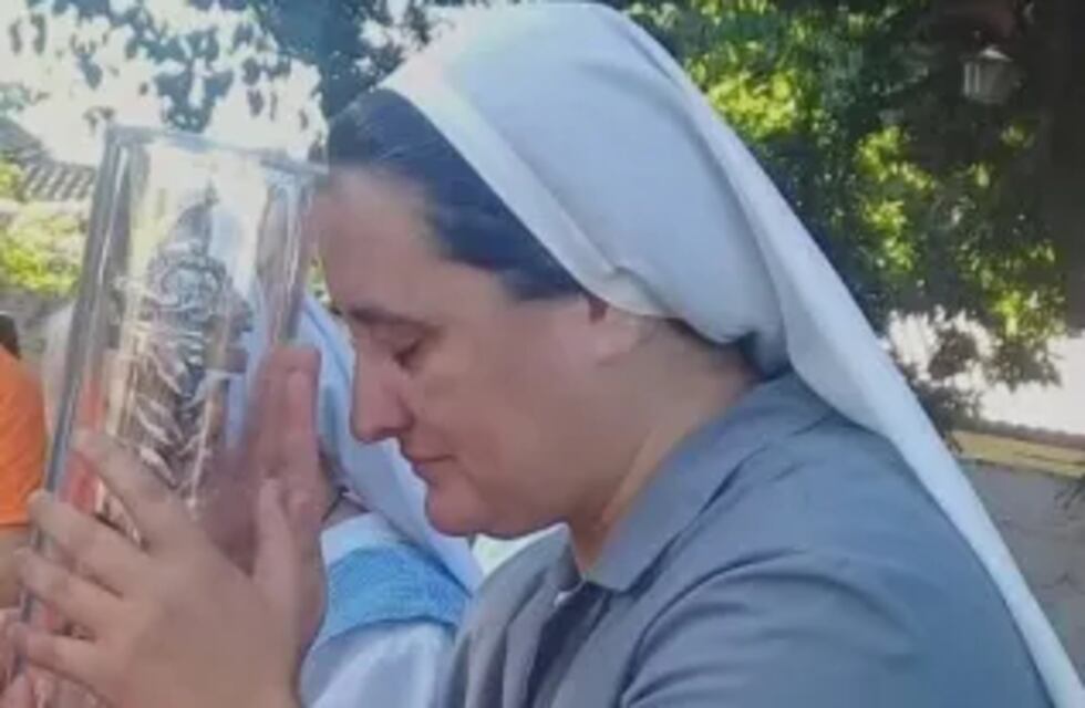 Una monja de María Juana fue recibida por el Papa Francisco