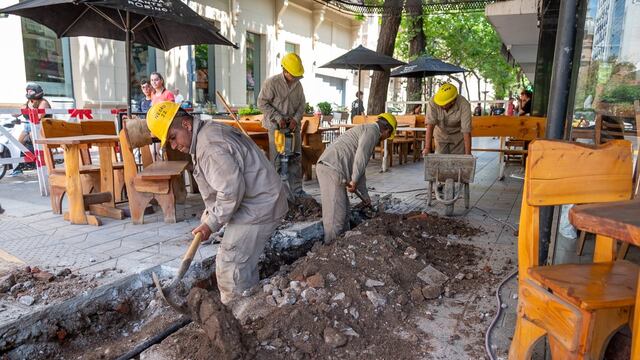Corte de tránsito en la ciudad de Córdoba. (Municipalidad de Córdoba)