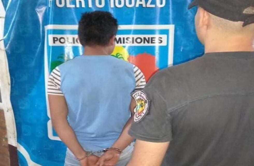Joven detenido acusado de apuñalar a otro en Puerto Iguazú