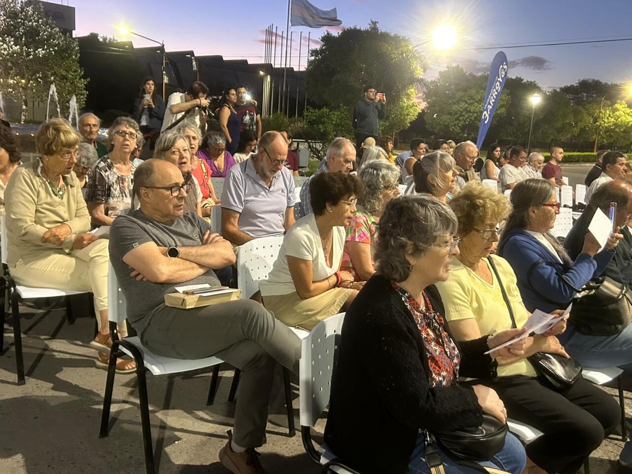 Reinauguración de la Cruz del Centenario