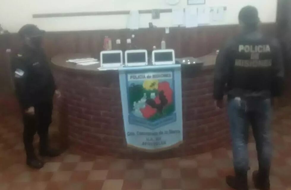 Concepción de La Sierra: Recuperaron computadoras sustraídas a una escuela