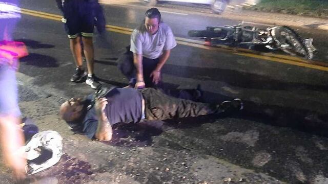 Acccidente en Santa Cruz del Lago.