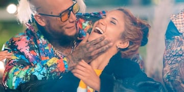 Álex Caniggia y Melody Luz