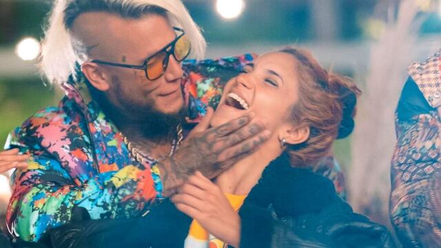 Álex Caniggia y Melody Luz