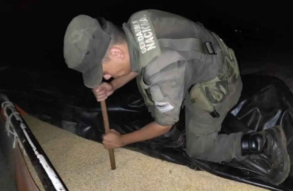 Secuestran soja sin aval aduanero en San Vicente