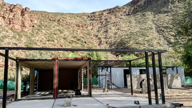 Avanzan las obras en el camping en Valle Grande y planean concluir antes del inicio de la temporada de verano.