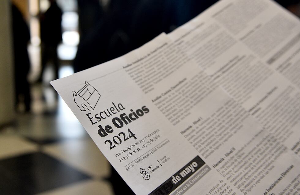 Nuevos cursos gratuitos para conseguir trabajo: cómo anotarse en la Escuela de Oficios de la UNC