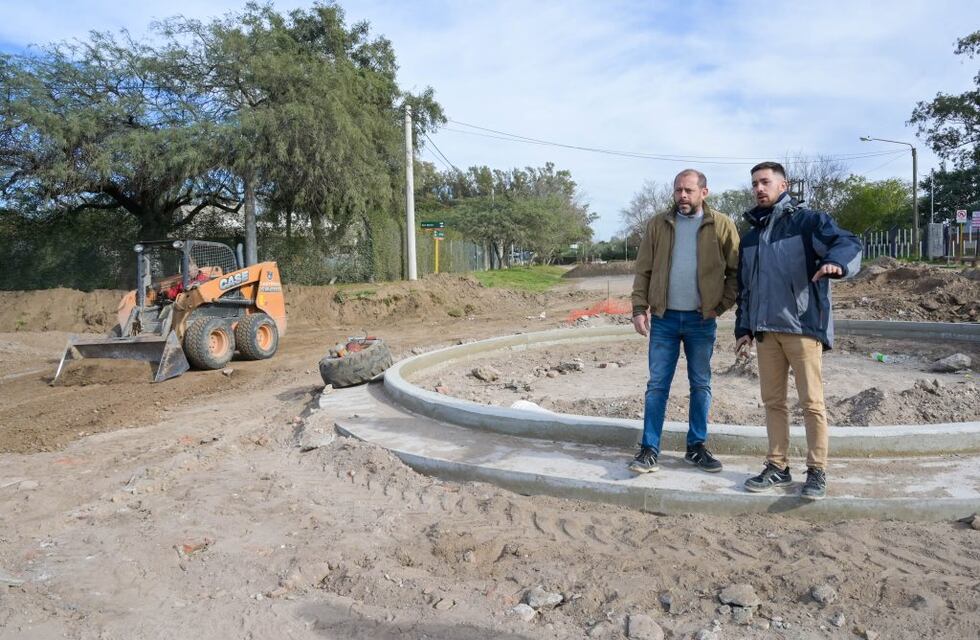El Municipio lleva adelante una obra de ordenamiento de tránsito en San Martín y Bv. Perón