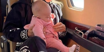 La influencer mendocina está en Mendoza junto a su hija Nina.