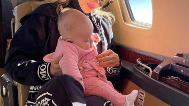 La influencer mendocina está en Mendoza junto a su hija Nina.