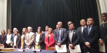 Asumió el nuevo gabinete de la UNT.