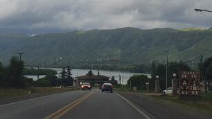 Por Ruta Nacional N°38 a la altura de Villa Parque Síquiman, Punilla. Febrero 2021.