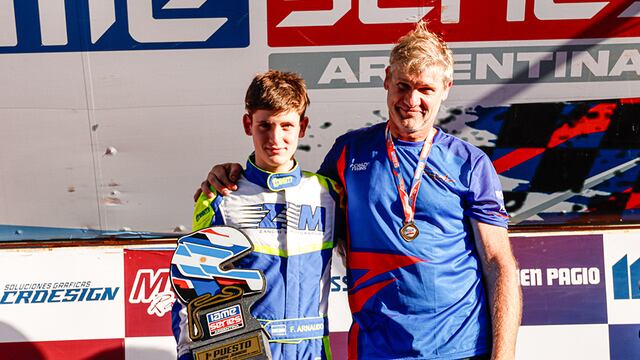 Fausto Arnaudo piloto karting Arroyito