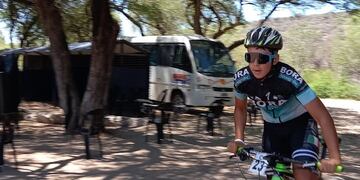 Francisco Romero pedalista de Arroyito